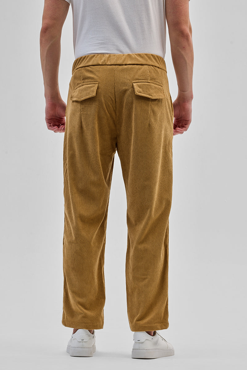 Jack&Jordan best mustard color men stylish trouser