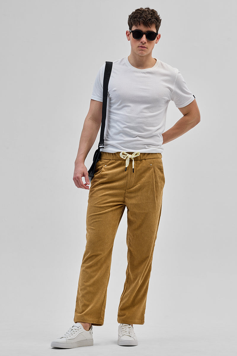 Jack&Jordan best mustard color men stylish trouser
