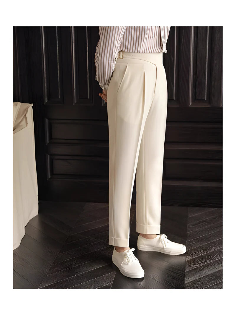 Jack&Jordan Off white Premium Italian Cut Cotton Gurkha Pant.