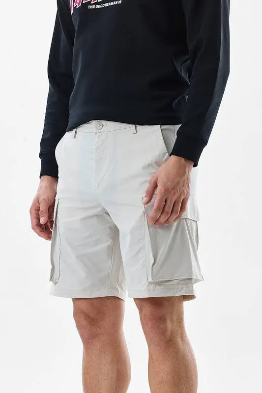 J&J fully stretchable off white men shorts