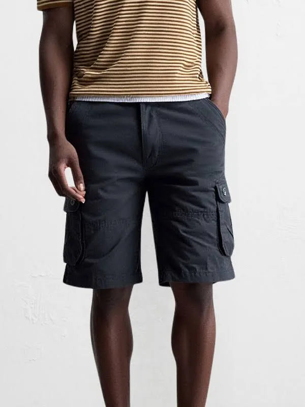 J&J fully stretchable Dark grey men shorts