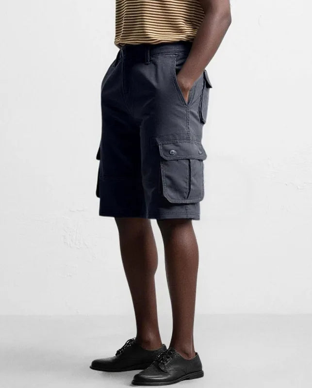 J&J fully stretchable Dark grey men shorts